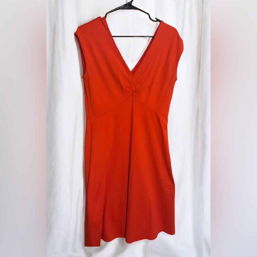 Patagonia Red Sleeveless V-Neck Mini Dress